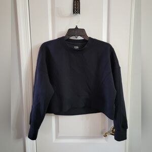 Abercrombie & Fitch NeoKnit Mini Crew Sweatshirt Black Size Small